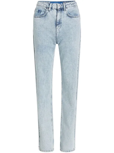 Karl Lagerfeld Jeans jeans rectos con tiro alto