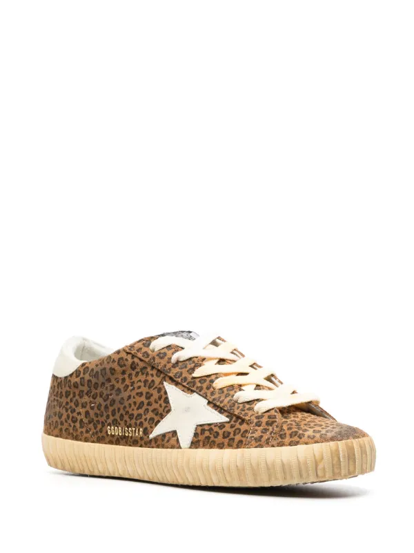 Animal print golden goose on sale