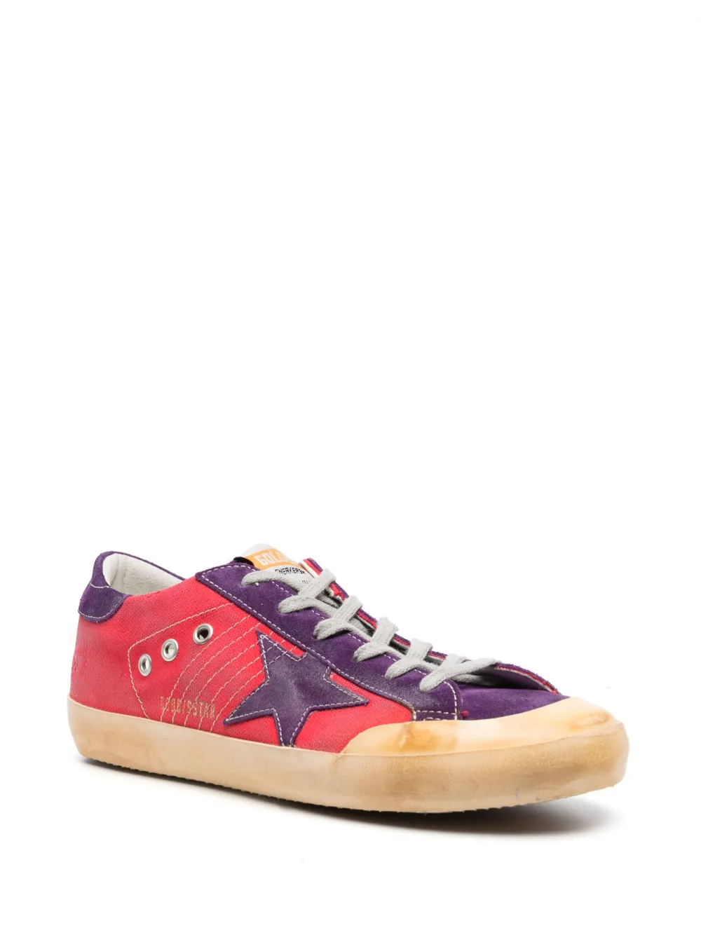 Golden Goose Super-Star low-top sneakers - Rood