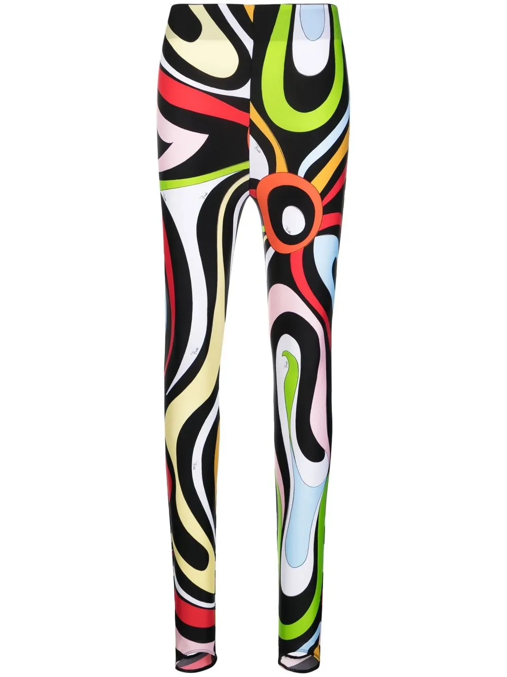 

PUCCI Marmo-print stirrup leggings - Black