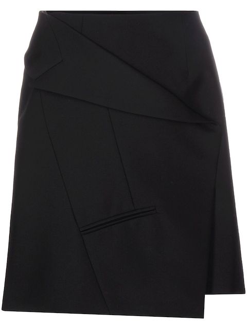 Alexander McQueen asymmetric miniskirt