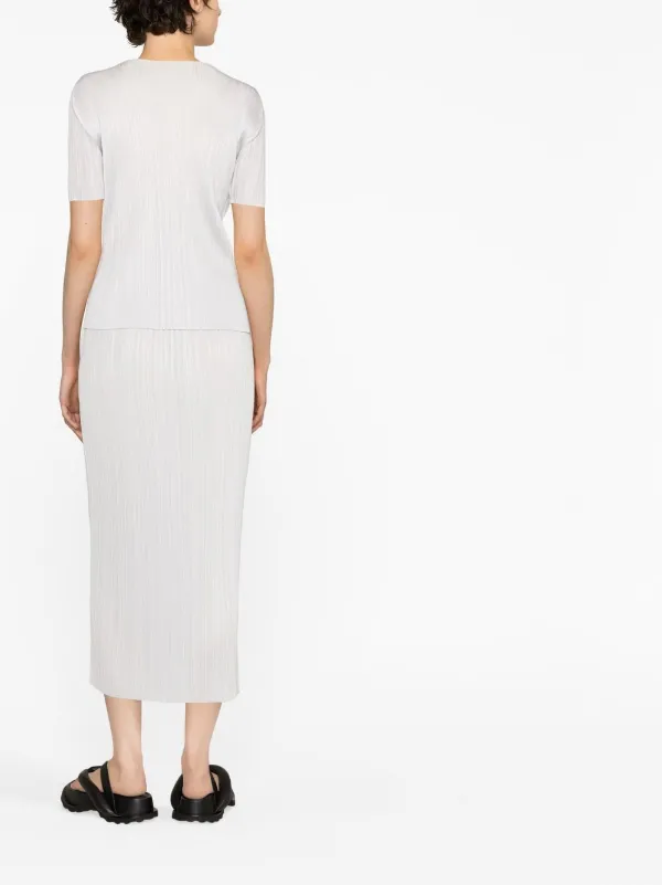 Pleats Please Issey Miyake Plissé short-sleeve T-shirt Pleats Please Issey Miyake Plissé short-sleeve T-shirt