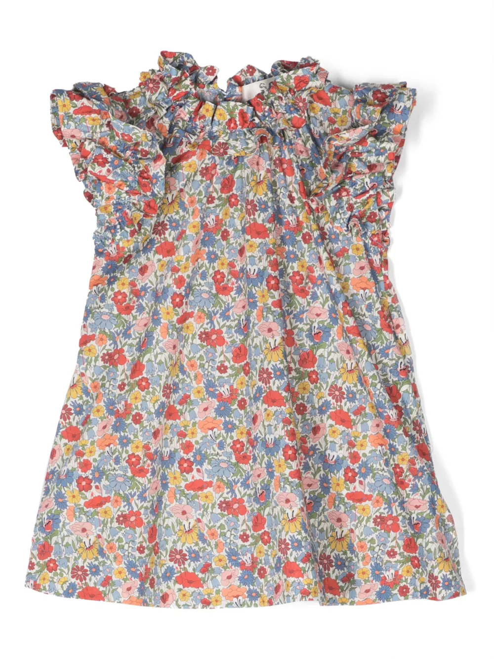 Sea Kids floral-print Ruffled Dress - Farfetch