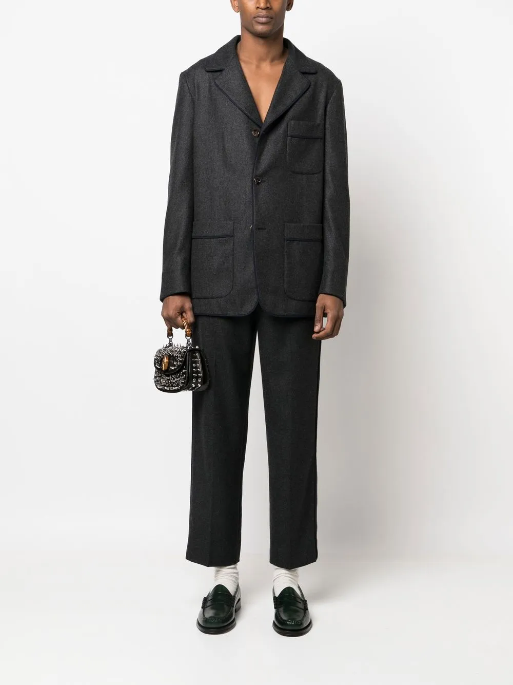 Gucci Pantalon met twee zakken - Grijs