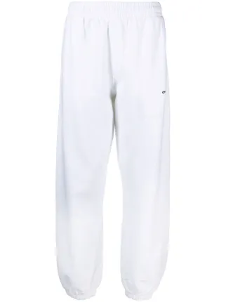 Off White Diag print Track Pants Farfetch
