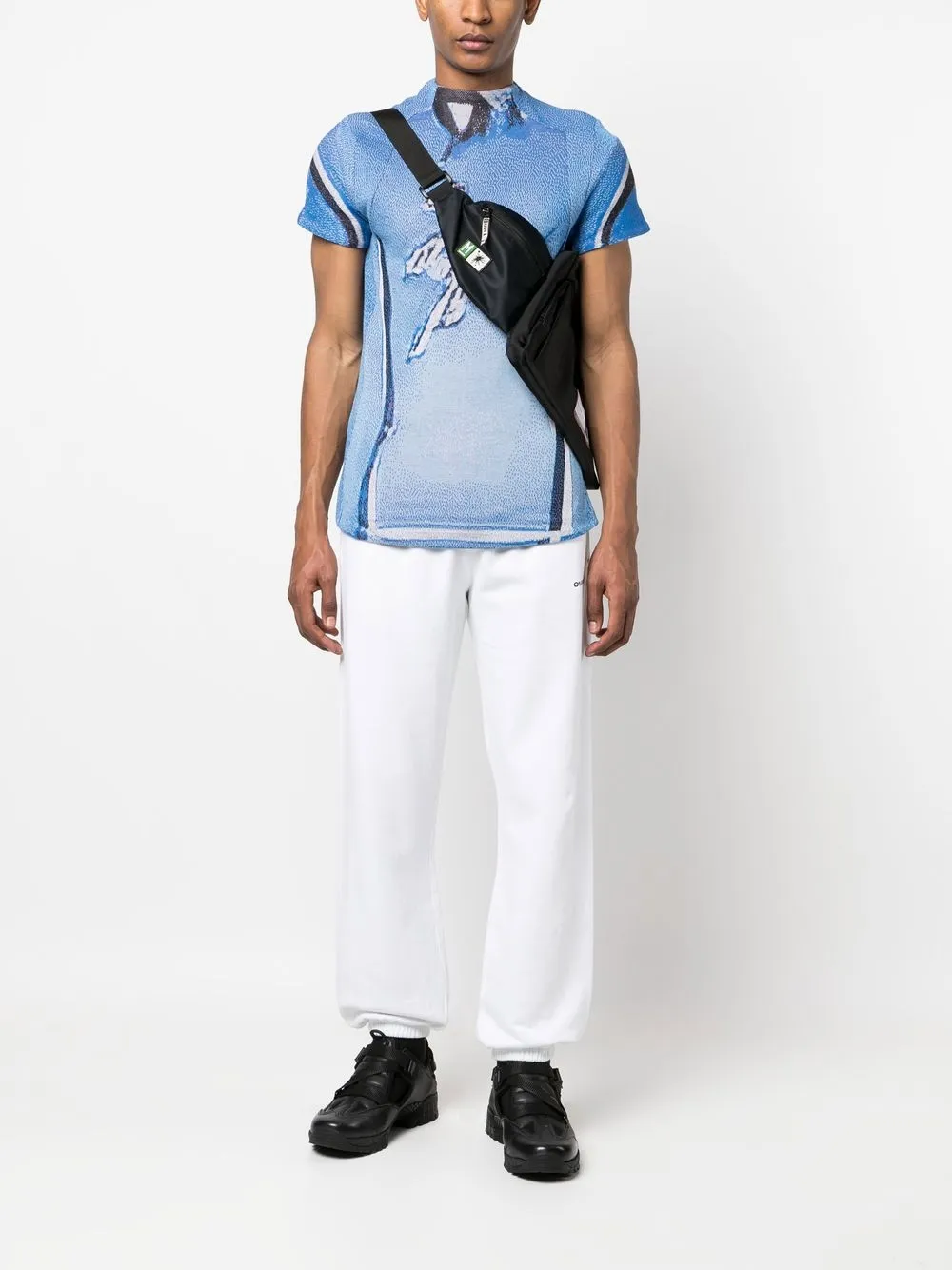 Off-White Trainingsbroek met print - Wit