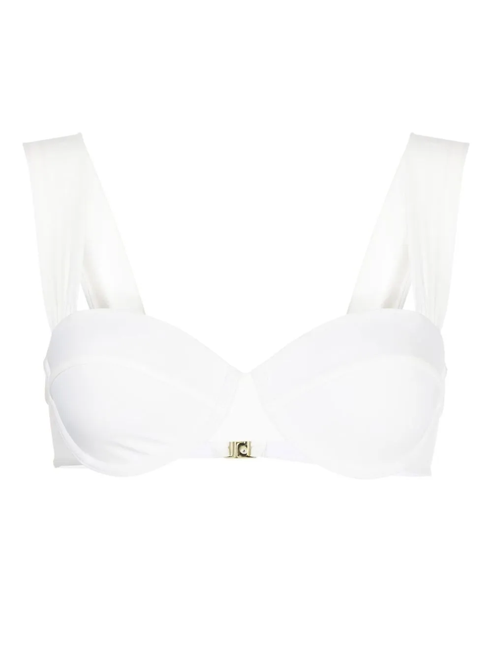 

Rebecca Vallance Elena balconette bikini top - White