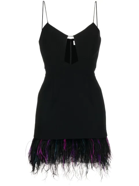 Bronx keyhole-neck mini dress