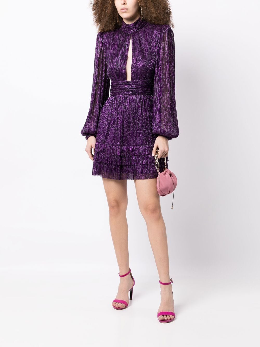 Rebecca Vallance Leonie high-neck Mini Dress - Farfetch