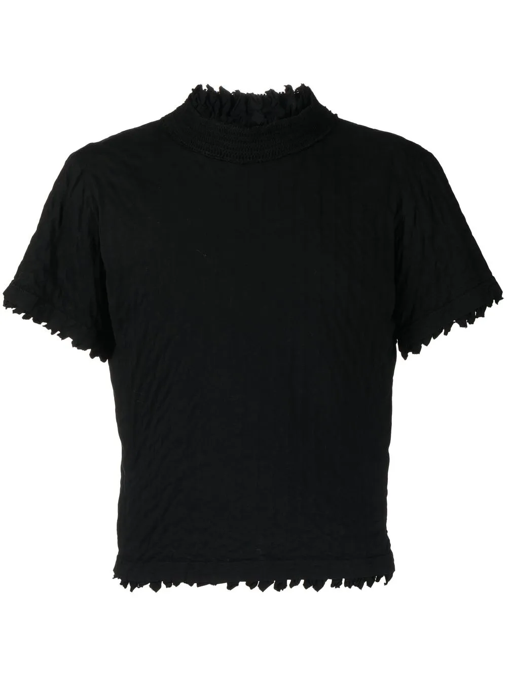 

Craig Green ruched short-sleeved T-shirt - Black