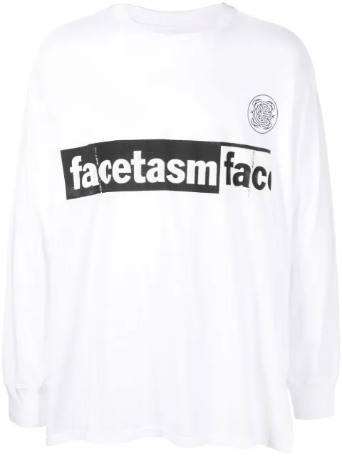 Facetasm logo-print crew-neck T-shirt