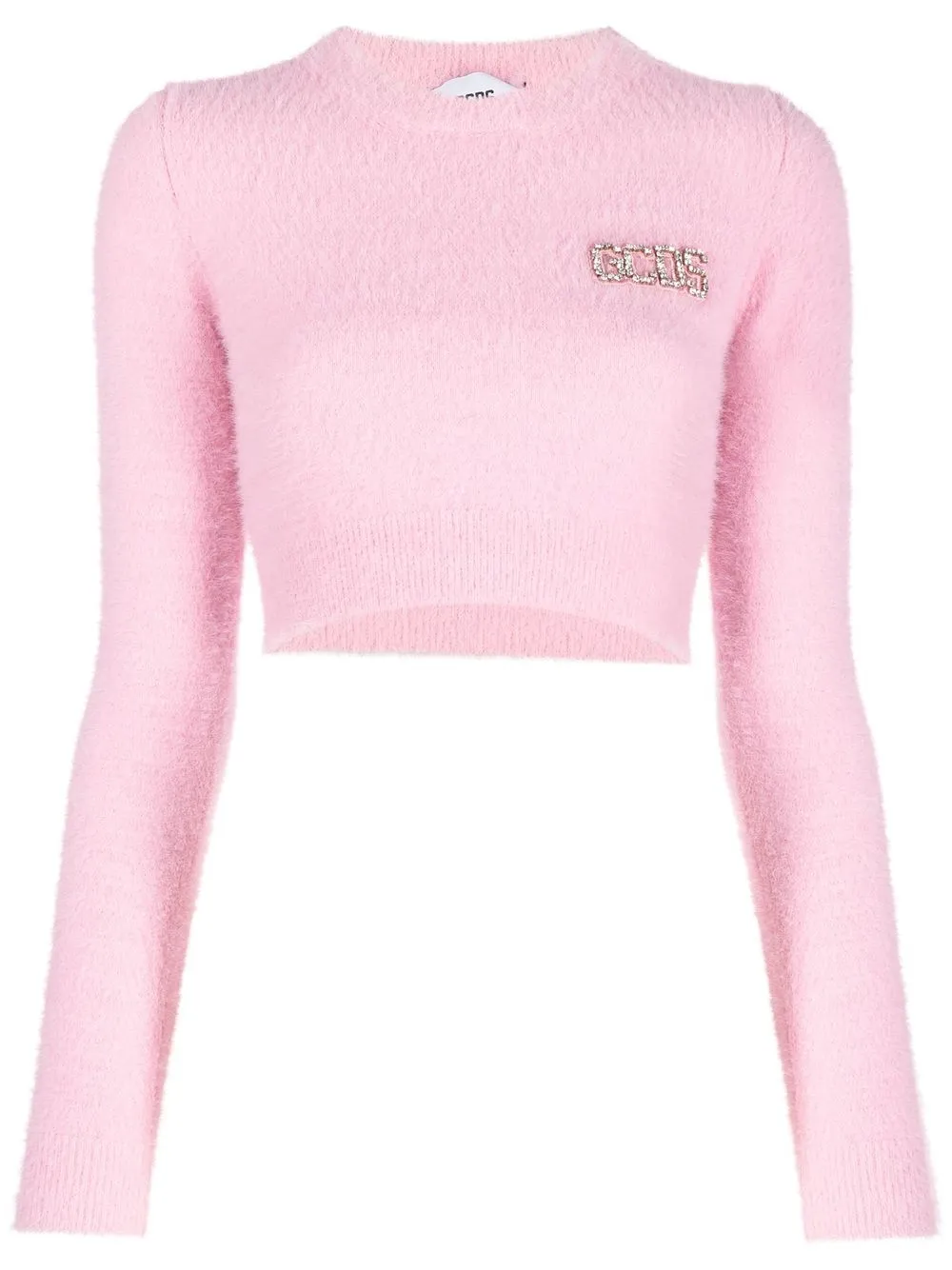 

Gcds crystal-logo cropped jumper - Pink