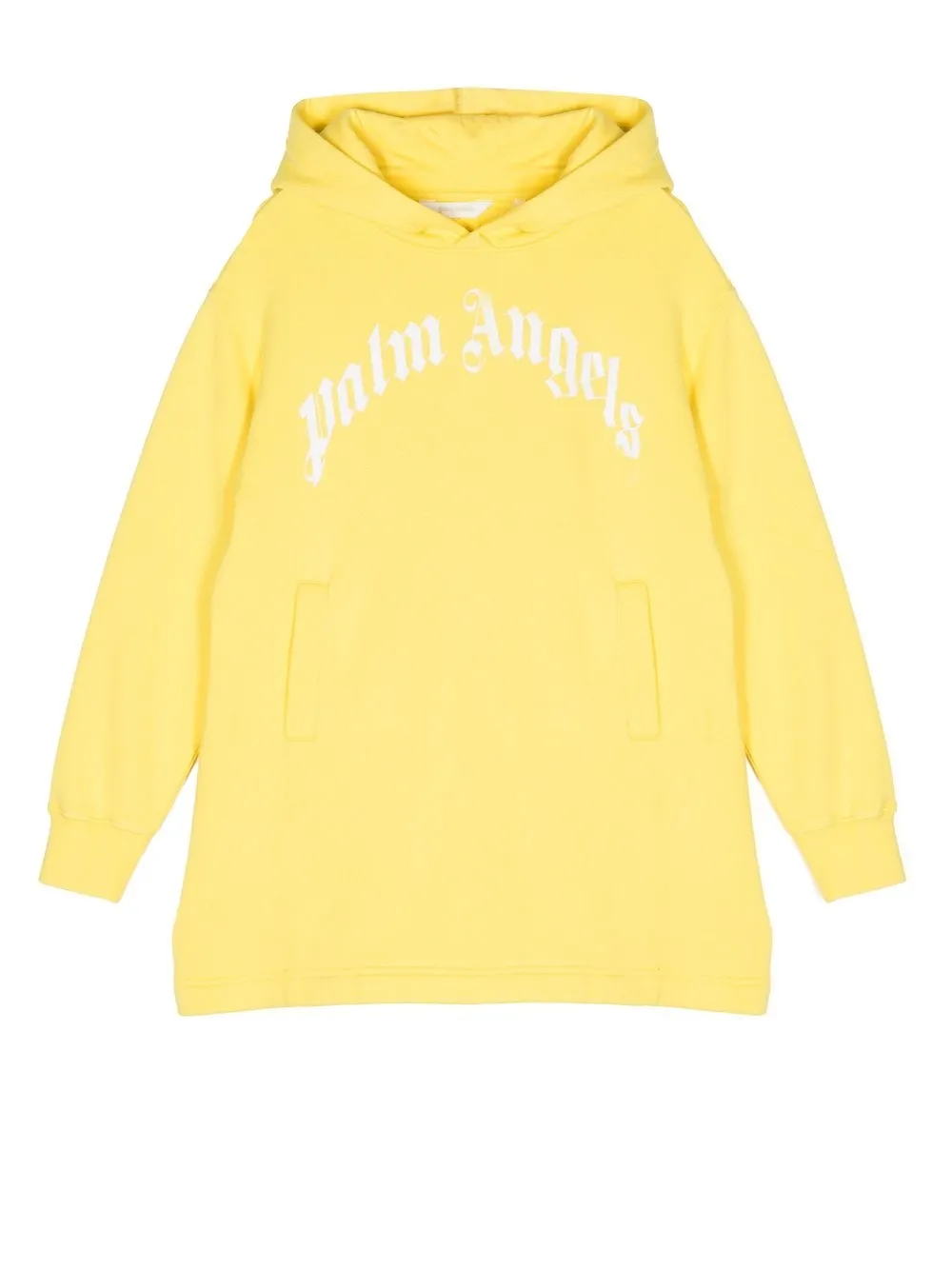 

Palm Angels Kids logo-print hoodie - Yellow