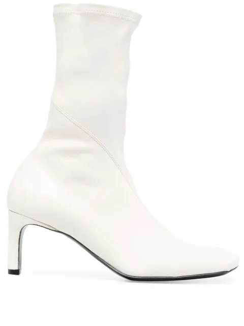 Jil Sander 65mm leather ankle boots 