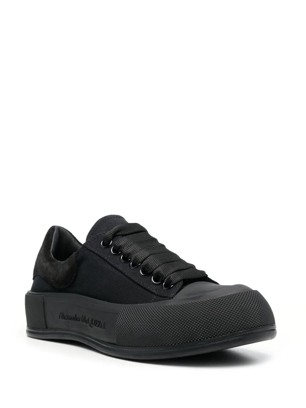 Alexander McQueen Deck Plimsoll sneakers - Zwart
