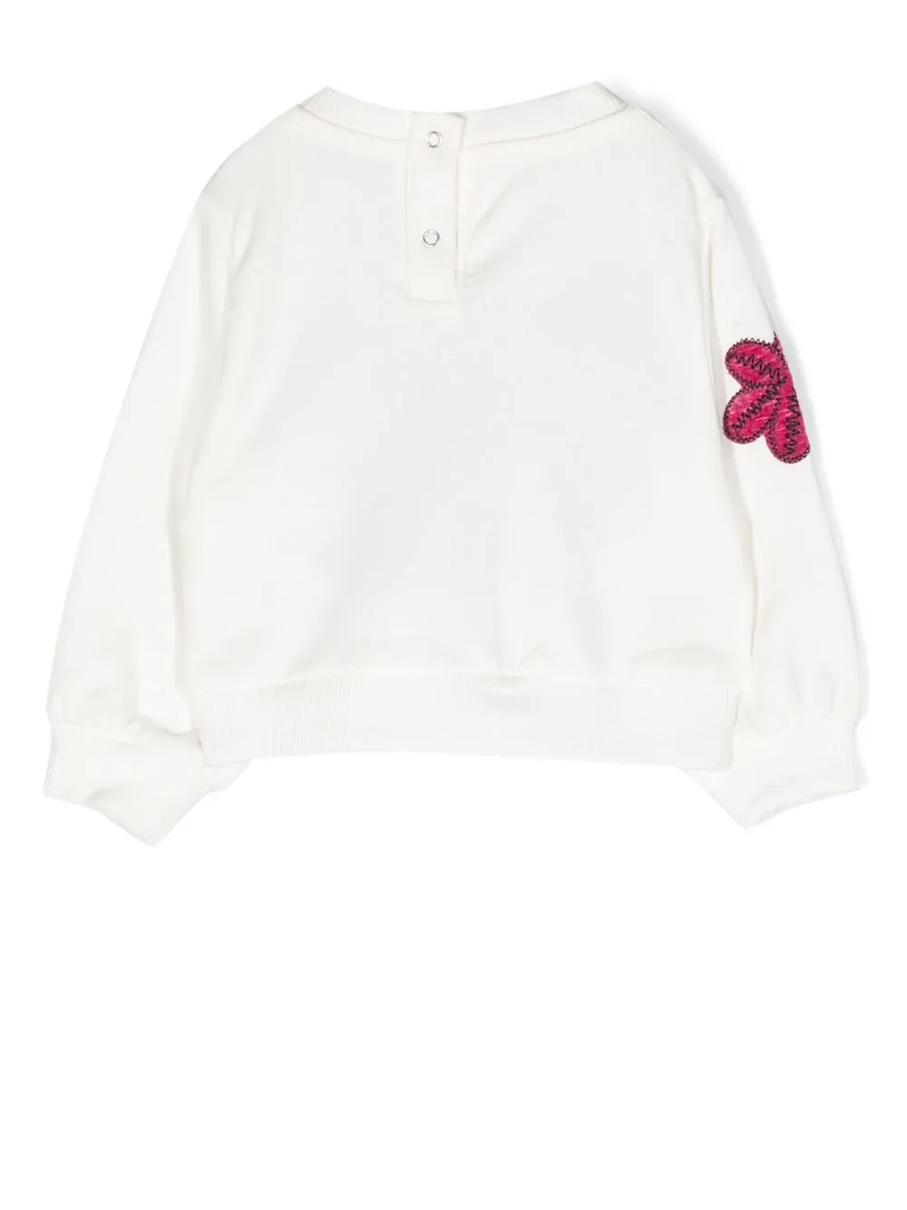 Miss Grant Kids Sweater met geborduurd logo - Wit