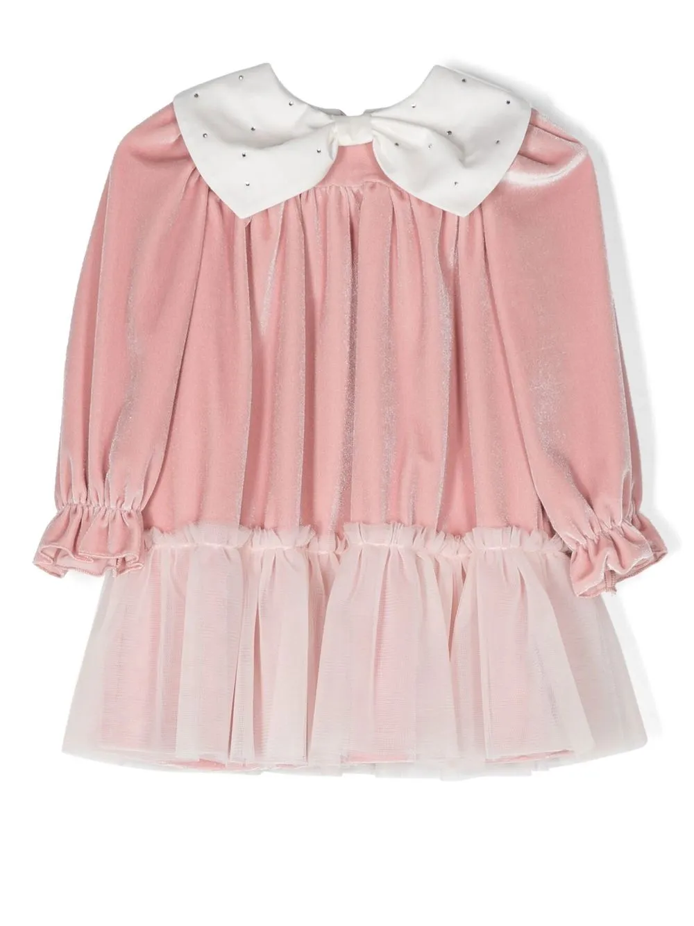 

Miss Grant Kids vestido con detalle de moño - Rosado