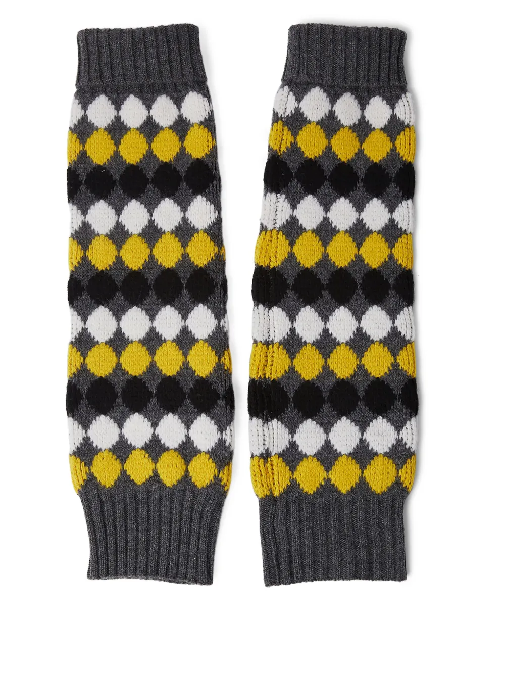 Plan C patterned-jacquard arm warmer | Grey | Image 1