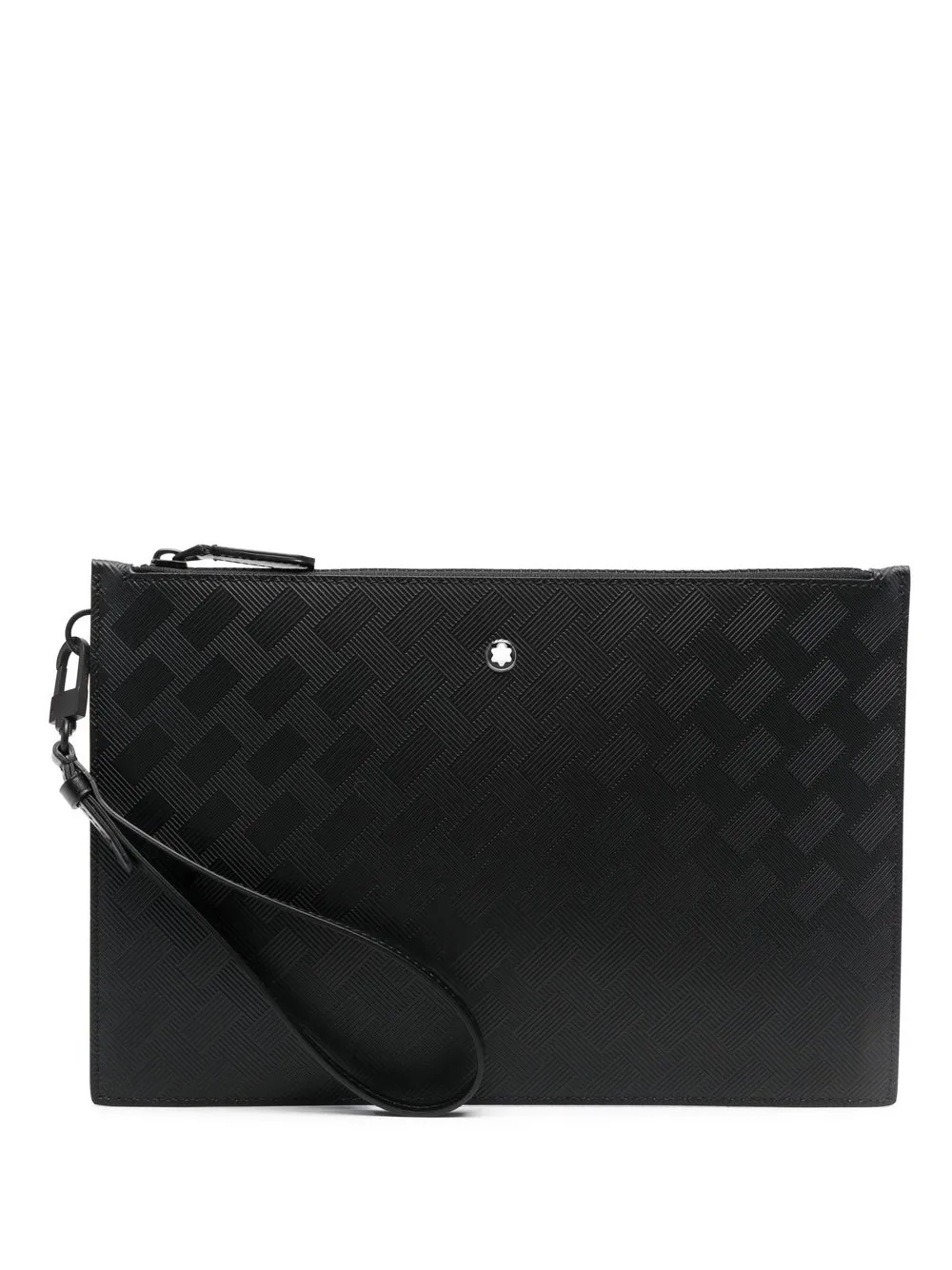 

Montblanc studded-logo clutch - Negro