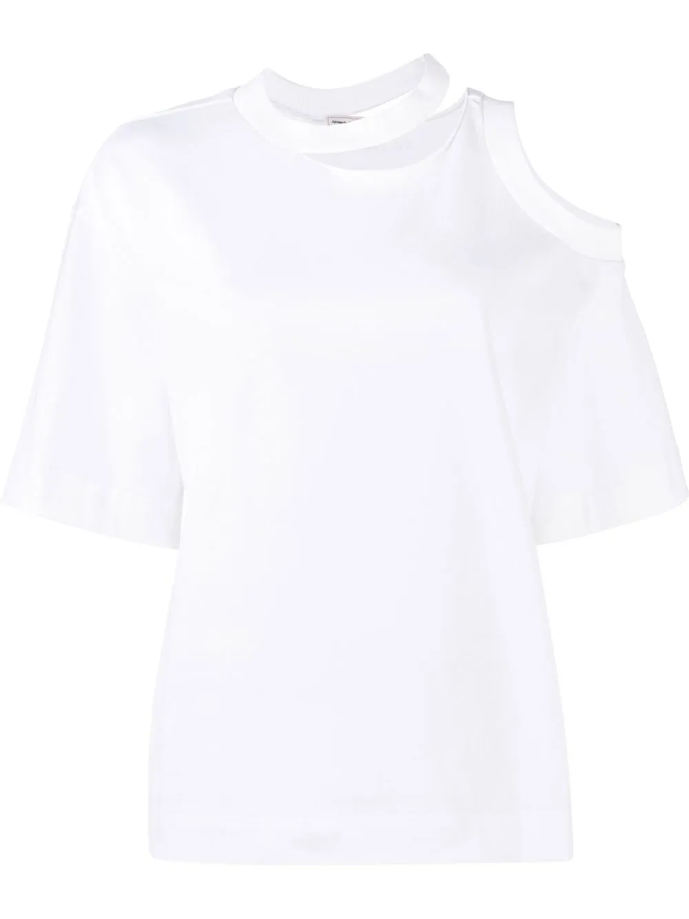 

Alexander McQueen cut-out short-sleeve T-shirt - White