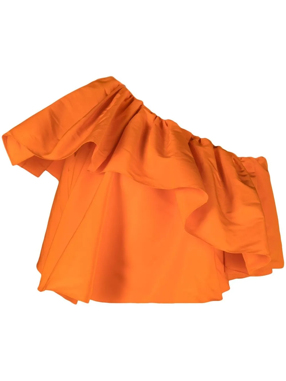 

Alexander McQueen ruffle off-shoulder blouse - Orange
