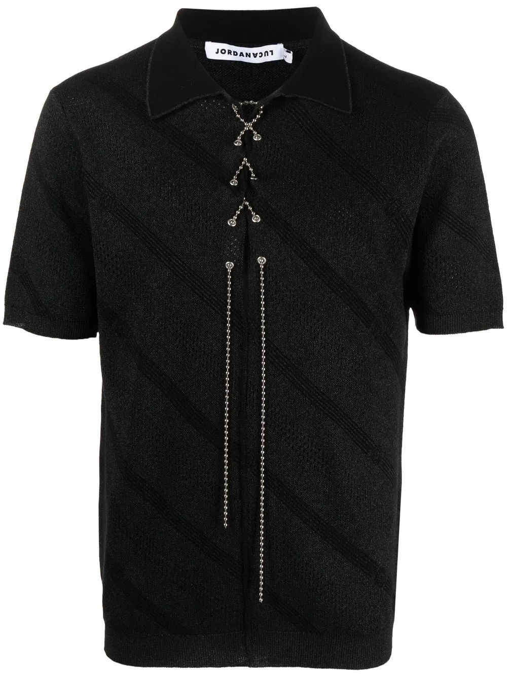 

JORDANLUCA playera tipo polo manga corta - Negro