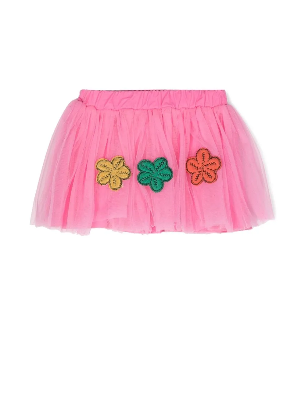 

Miss Grant Kids floral-appliqué tutu skirt - Pink