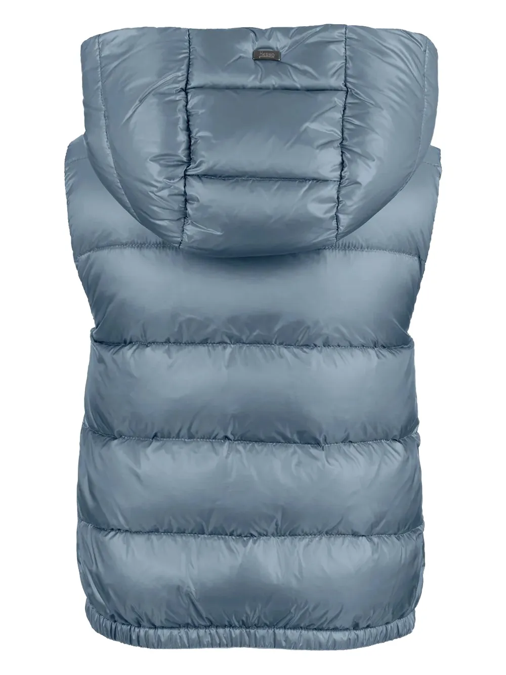 Herno Logo-detail Gilet In Blue
