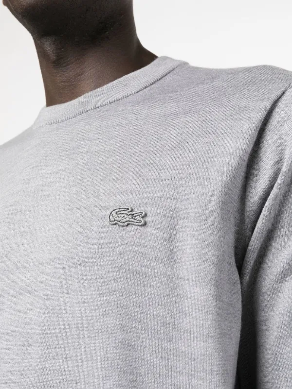 流行り の ブランド  | セーター クルーネック Lacoste グレー JP FARFETCH | トップス