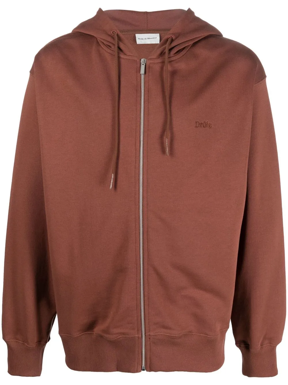 Drôle De Monsieur hoodie Le Hoodie con logo bordado - Marrón