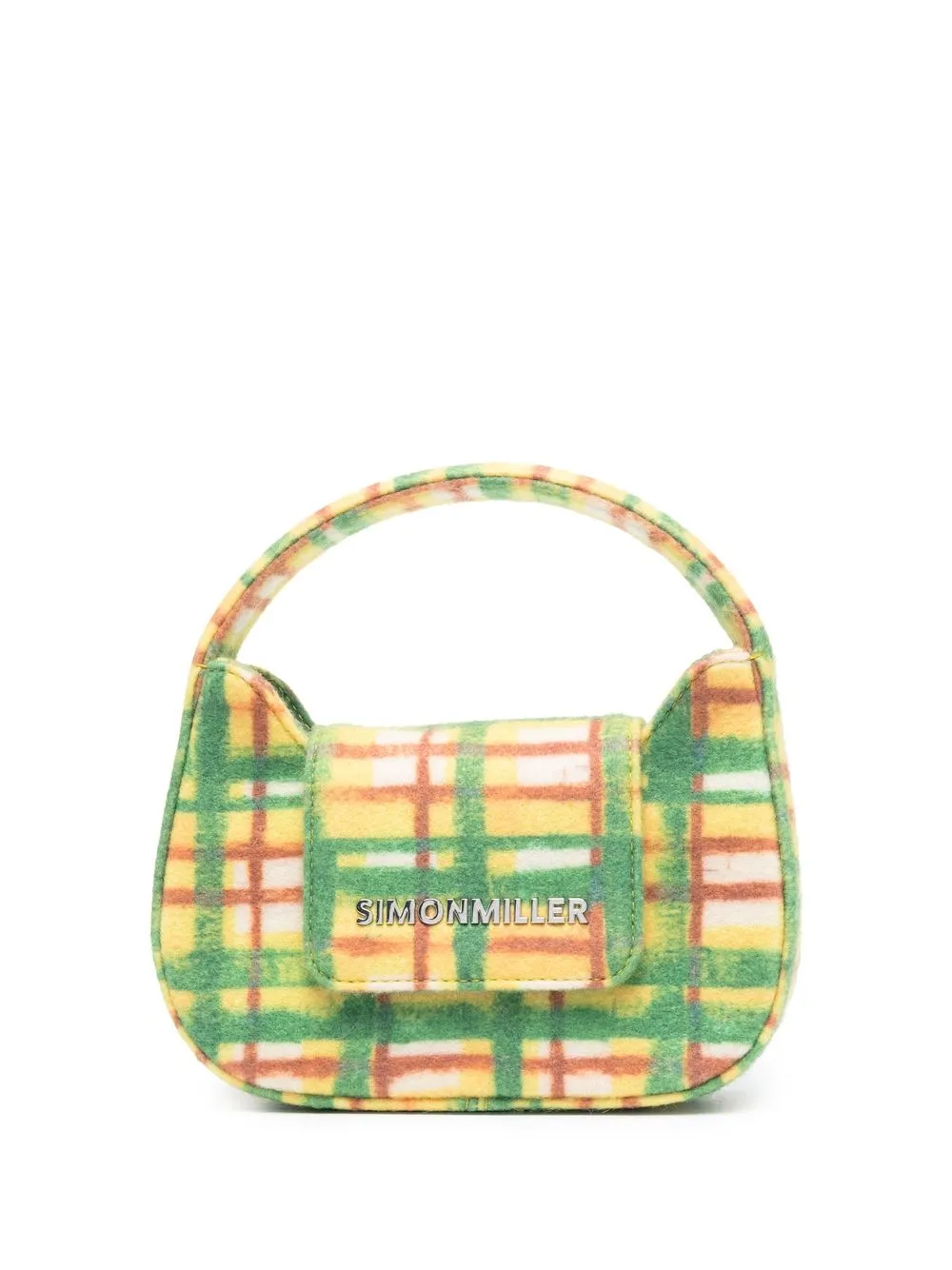 

Simon Miller plaid-pattern mini tote bag - Yellow