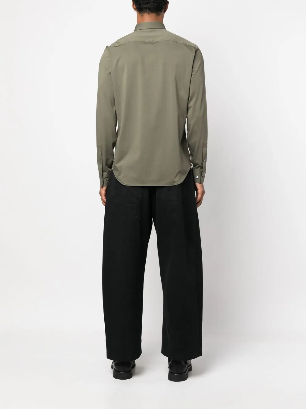 Sylvain Structure Knit Tailored Shirt Olympic - Theory Men
