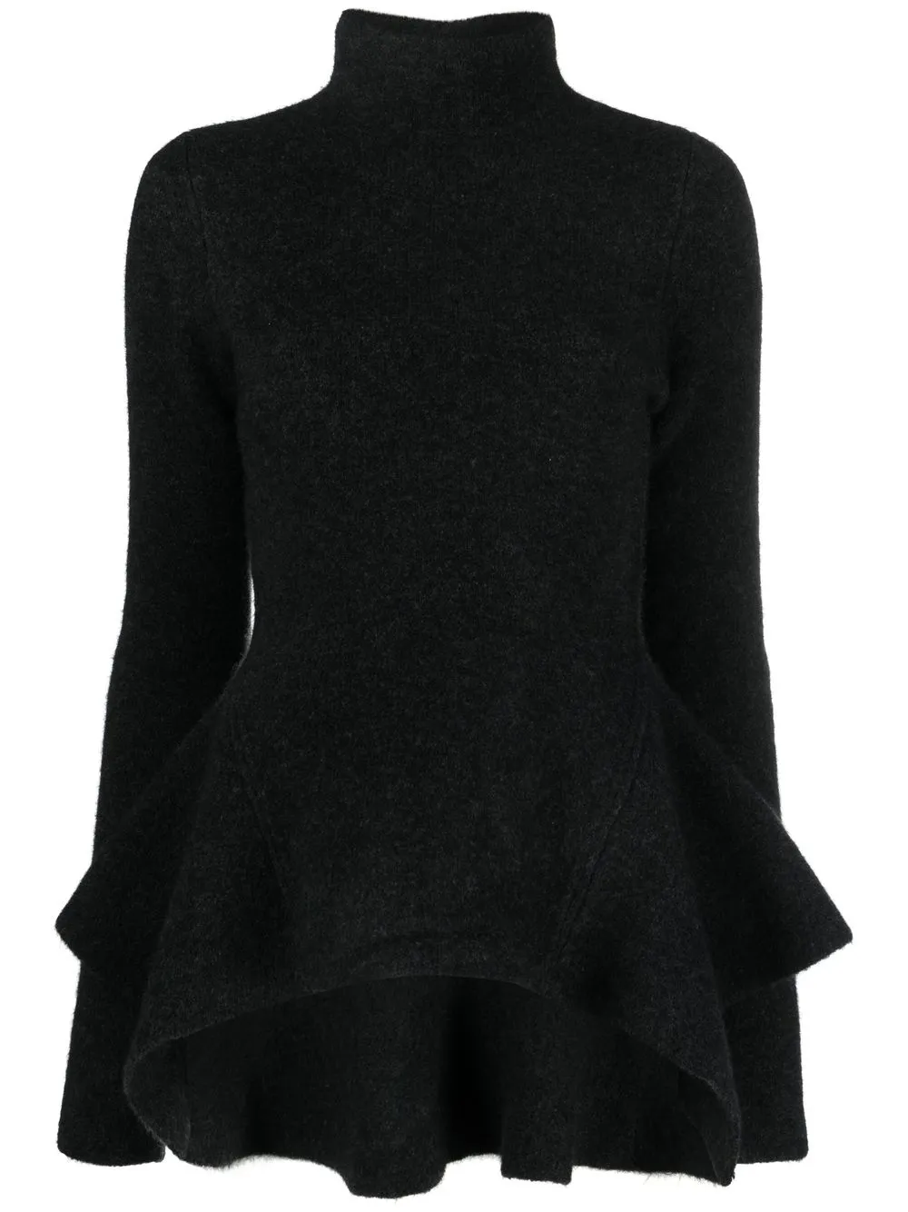 

Proenza Schouler flared-hem turtleneck jumper - Black
