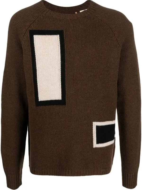 Levi's: Made u0026 Crafted geometric-pattern Knit Sweater - Farfetch