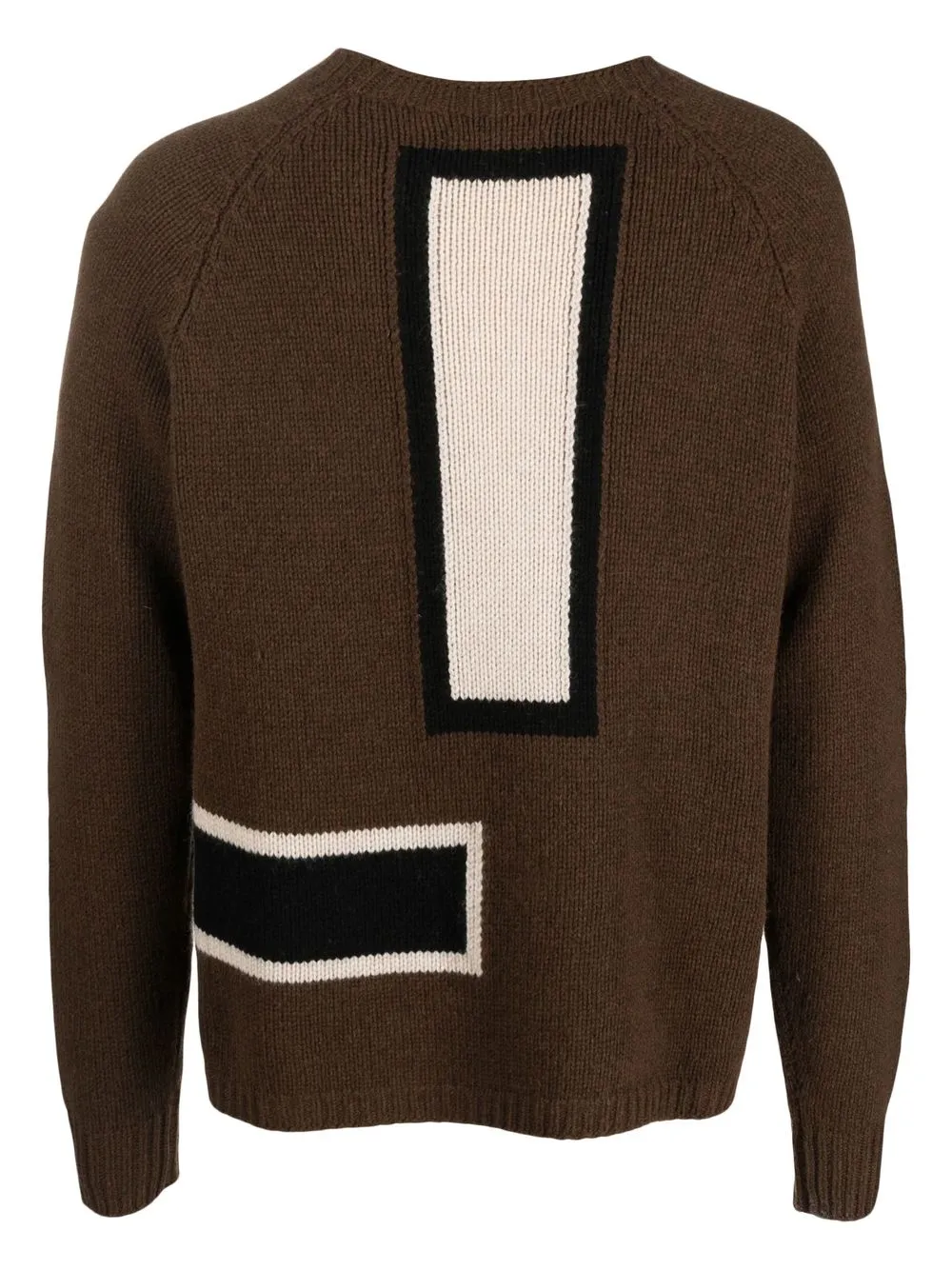 Levi's: Made & Crafted Trui met geometrisch patroon - Bruin