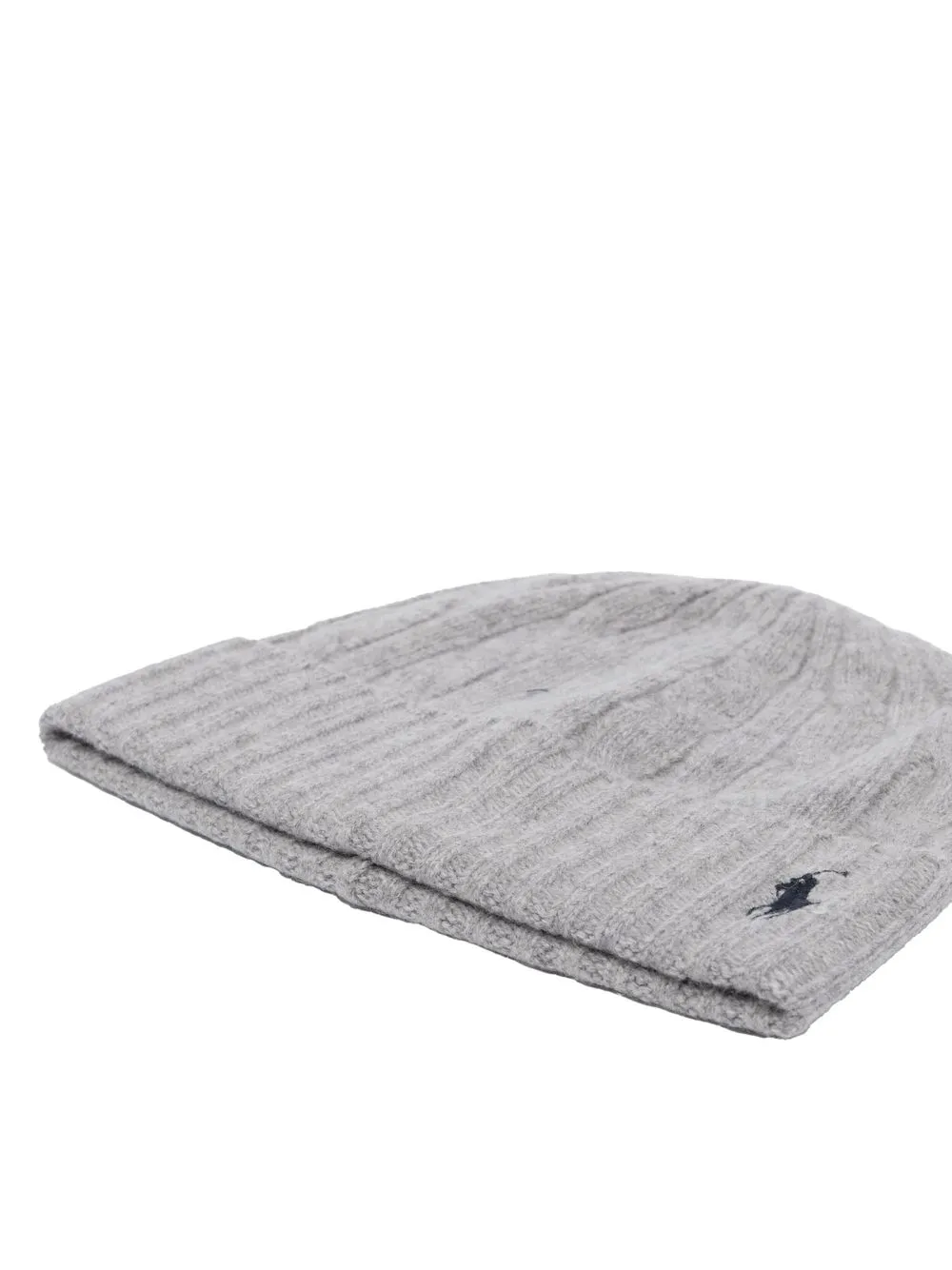 Grey polo beanie top