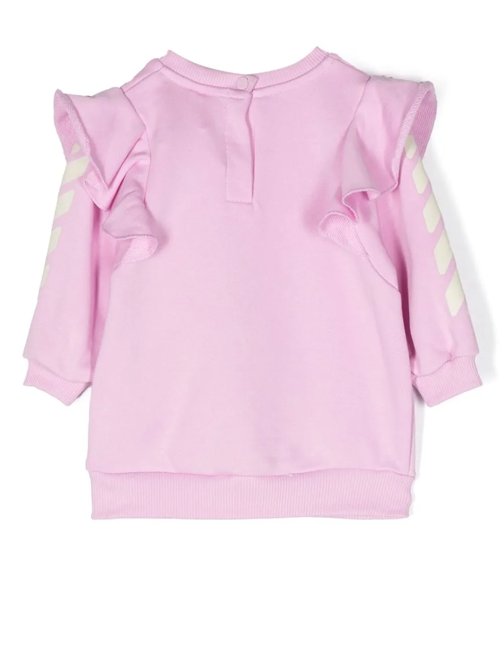 Off-White Kids Sweater met logoprint - Roze