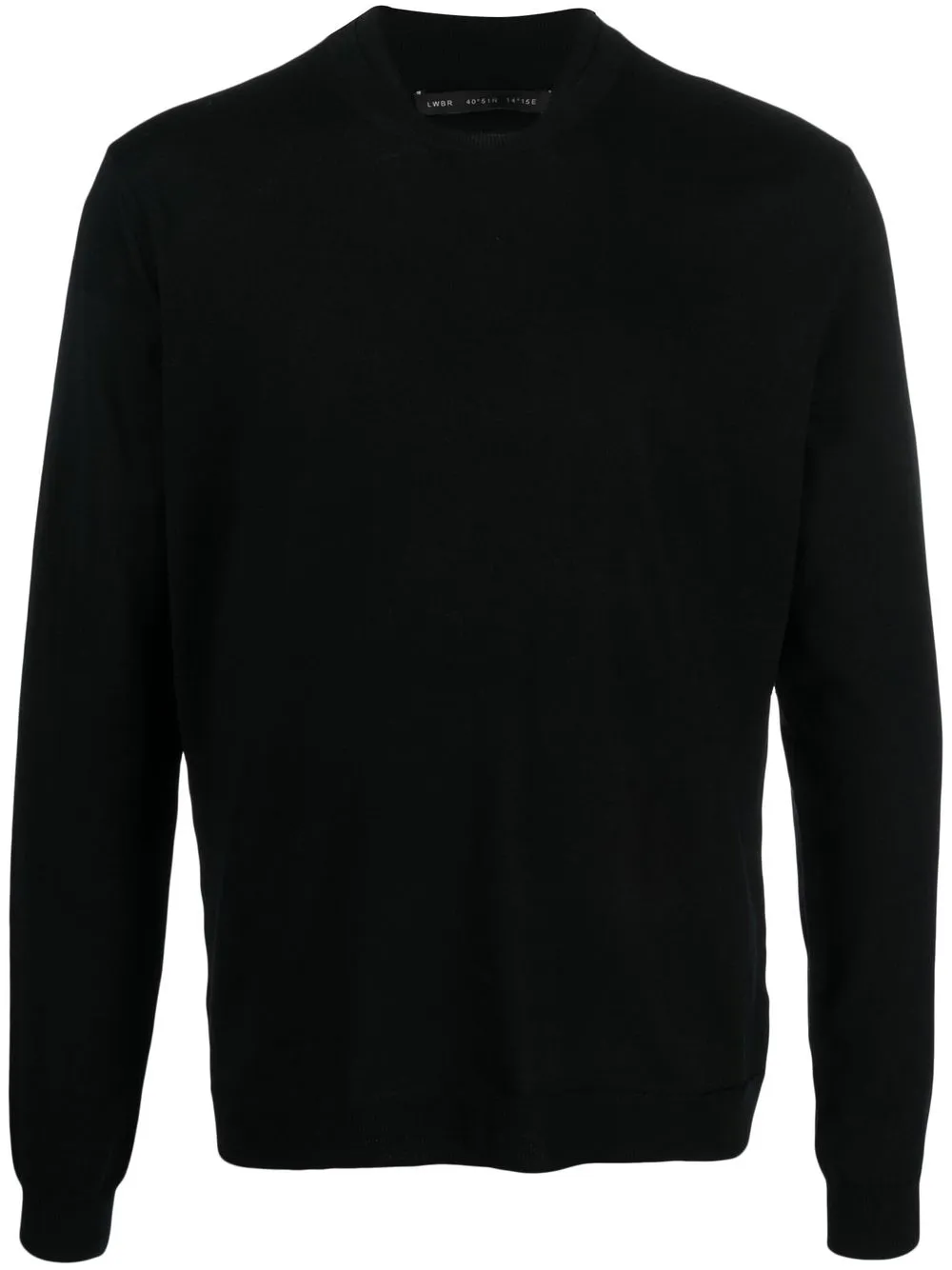 

Low Brand crew neck merino-wool jumper - Black
