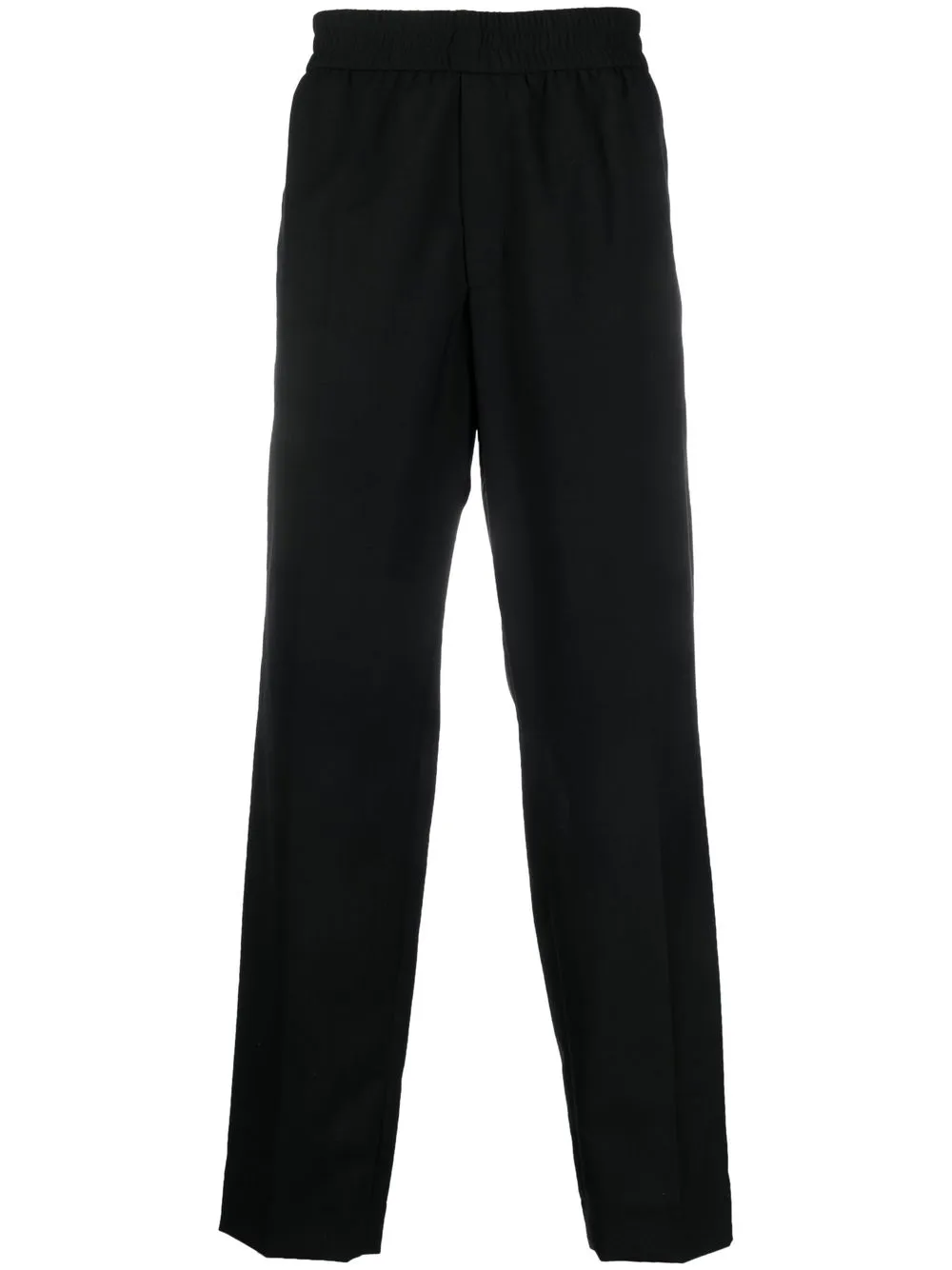 Etudes Romance tapered-leg wool trousers - Black