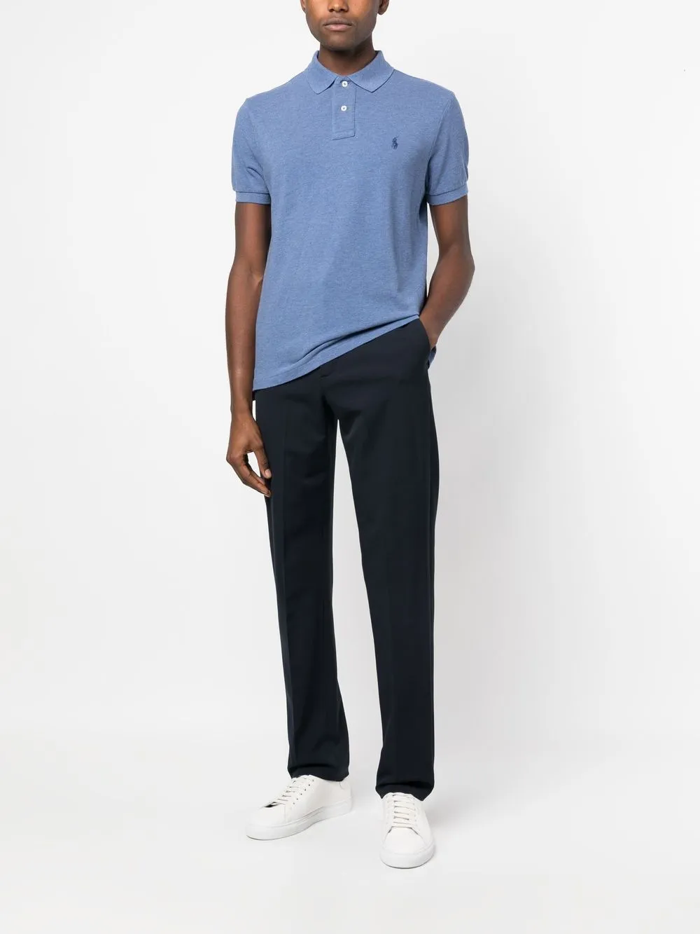 Polo Ralph Lauren T-shirt met geborduurd logo - Blauw