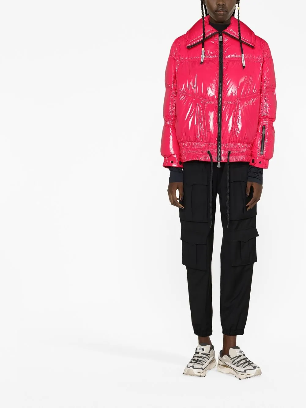 Shop Moncler Chambairy Down Jacket In Pink