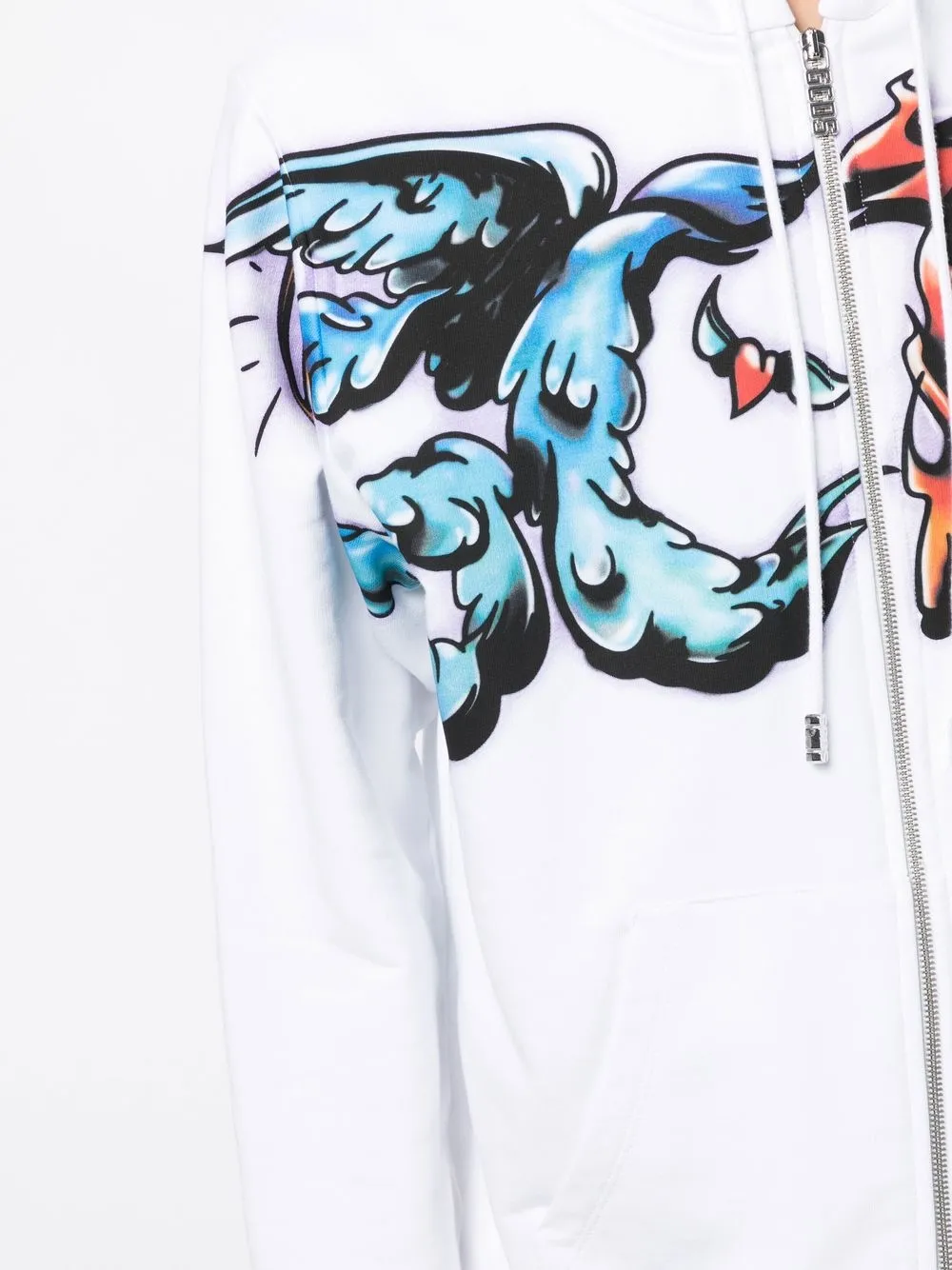 Gcds graphicprint zipup Hoodie Farfetch