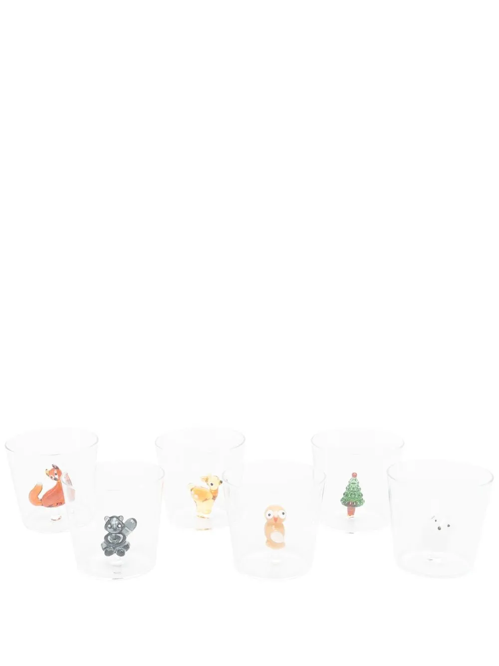 

Ichendorf Milano set de vasos con animal en 3D - Blanco