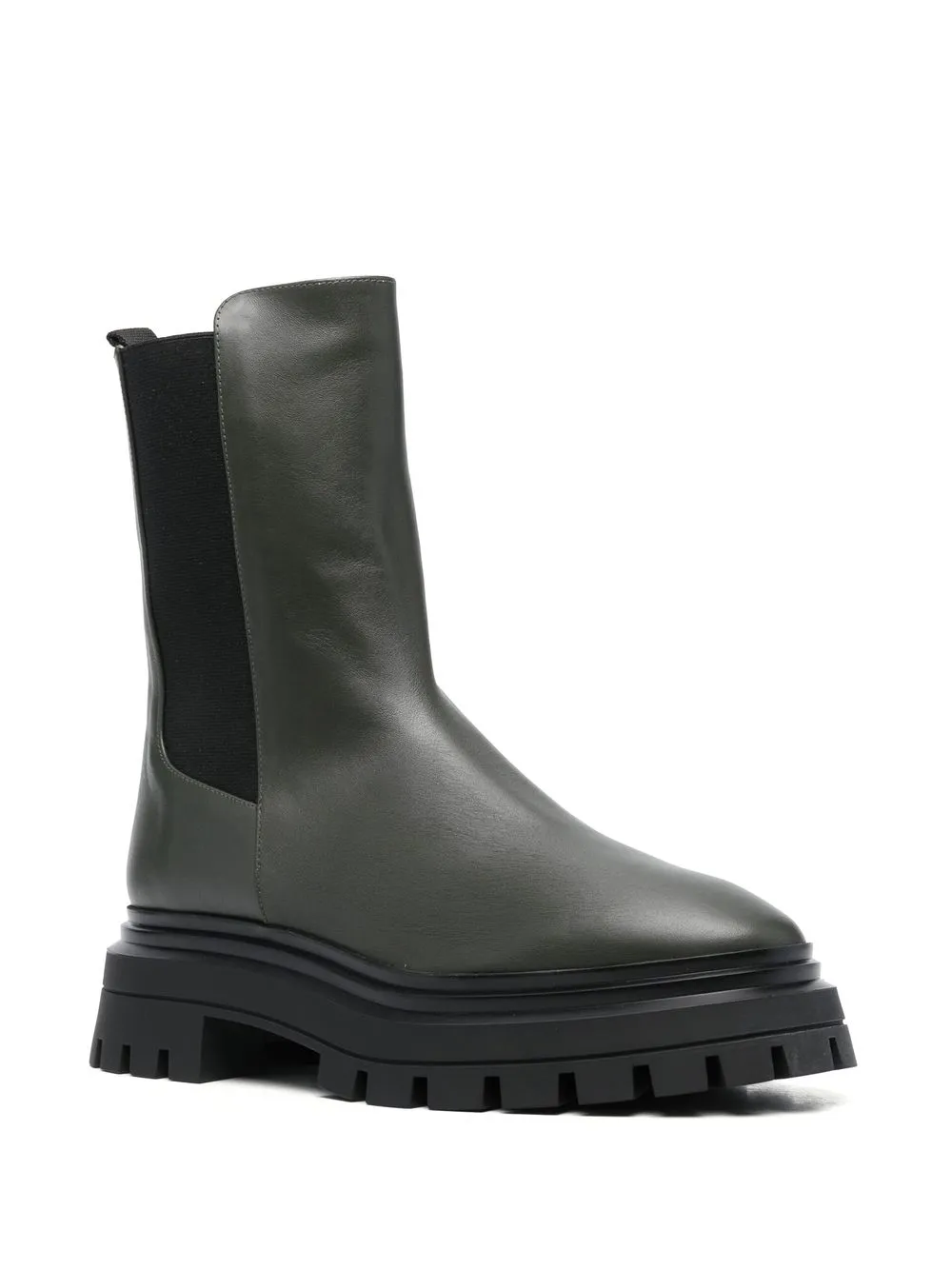 Stuart Weitzman Leren enkellaarzen - Groen