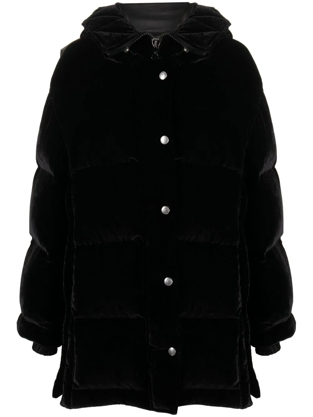 Ermanno Scervino hooded padded coat - Black