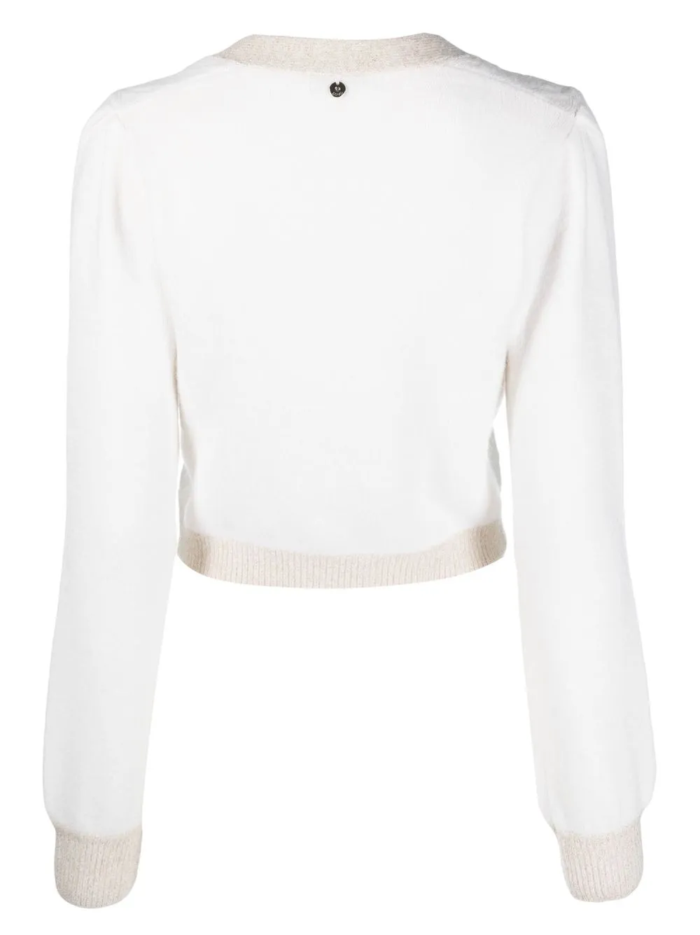 LIU JO Vest met contrasterende afwerking - Wit