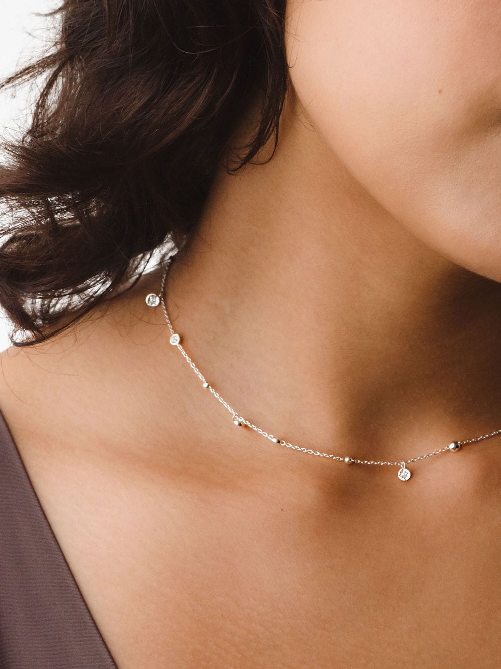 Shop Astley Clarke Polaris North Star Necklace In Silver