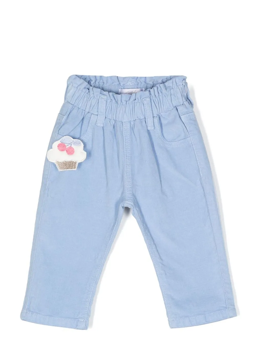 

Miss Grant Kids pantalones con cintura paperbag - Azul