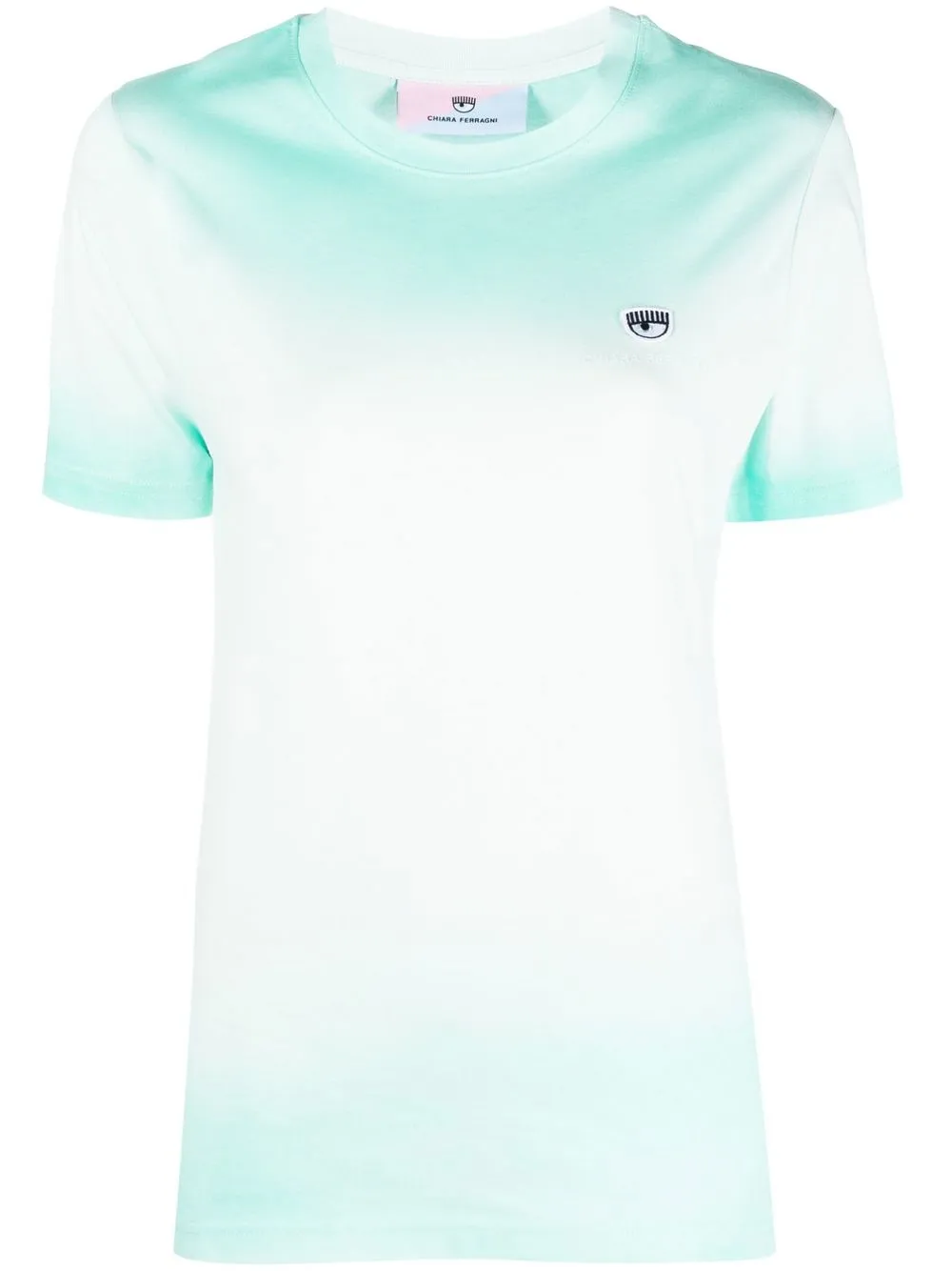 

Chiara Ferragni Eyelike-patch short-sleeve T-shirt - Green