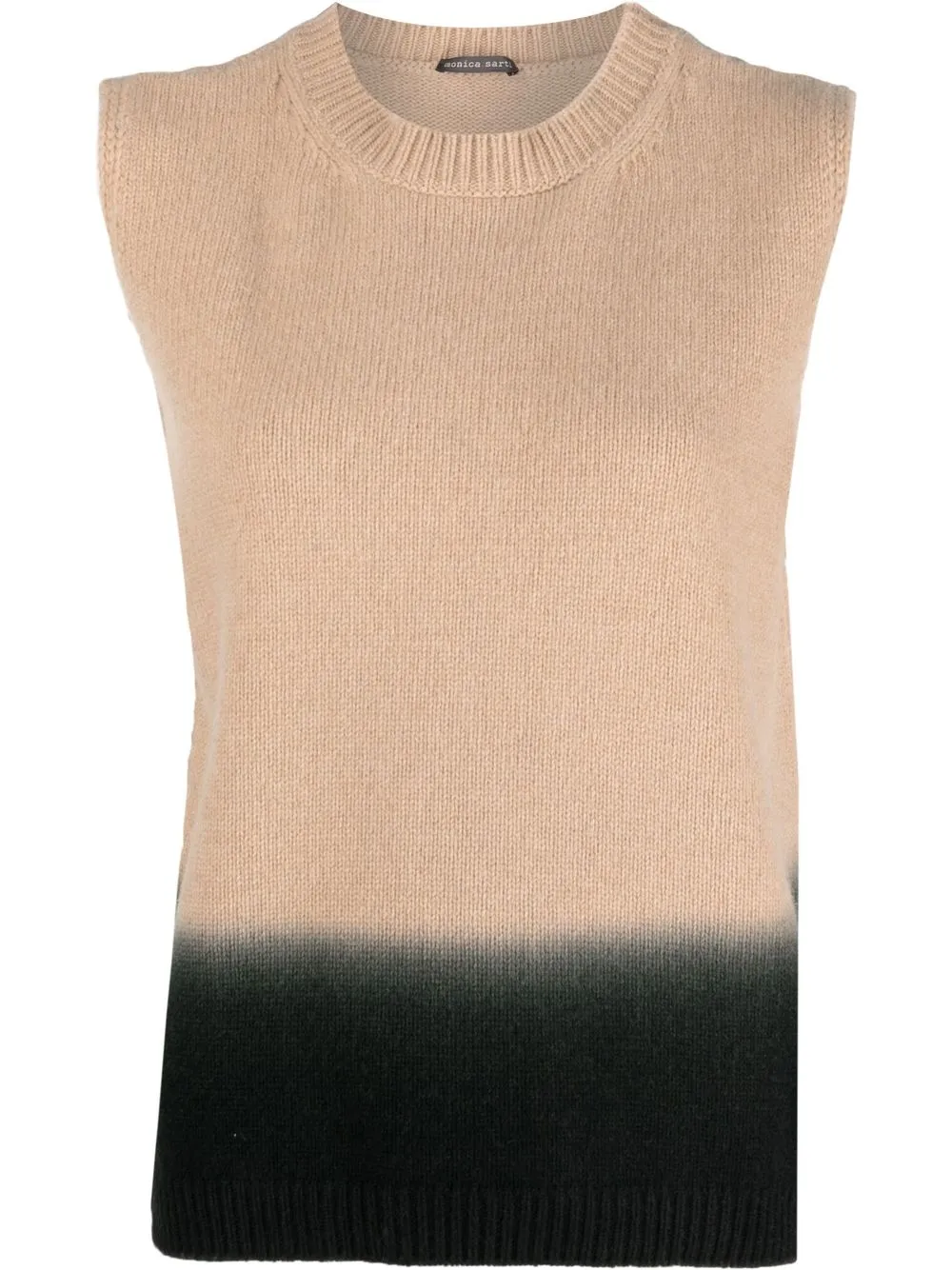 

Faliero Sarti ombré effect cashmere vest - Neutro